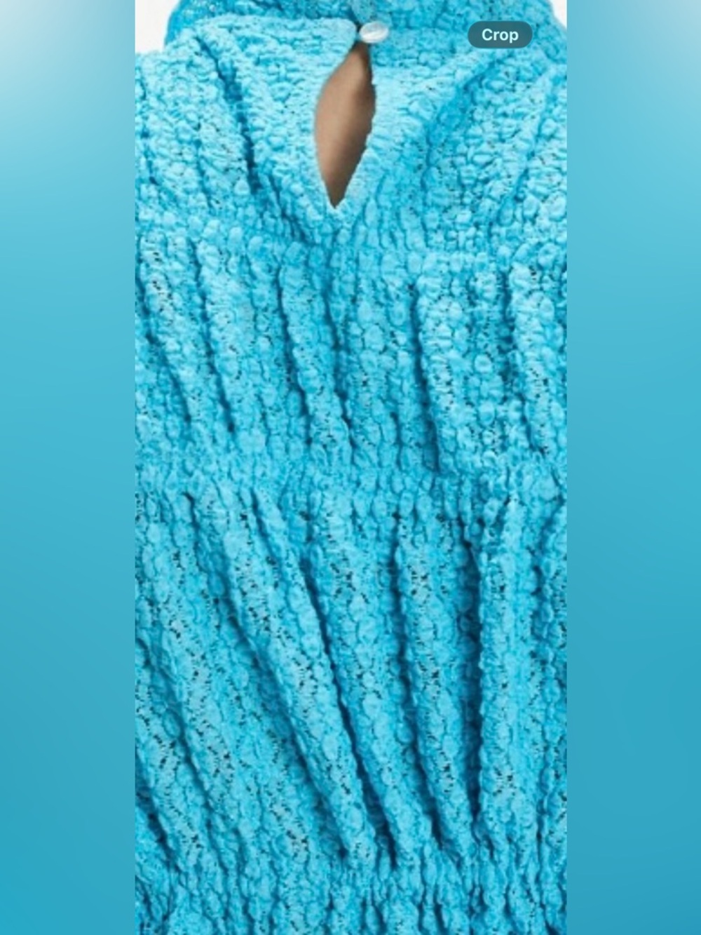 NWT FREE PEOPLE CINCH ME TOP BLUE POPSICLE - Picture 4 of 4